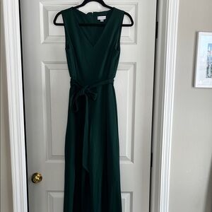 Calvin Klein Emerald Green Maxi Jumpsuit